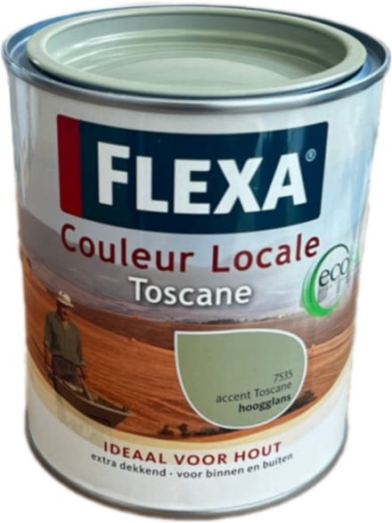 Flexa Couleur Locale Hoogglans Watergedragen Toscane 0.75 L 7535 Accent Toscane