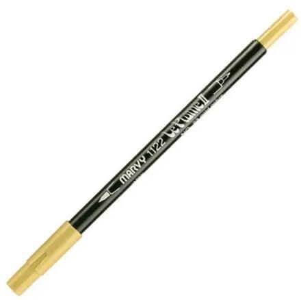Marvy - Le Plume II - double sided watercolor marker - N°23 golden ochre