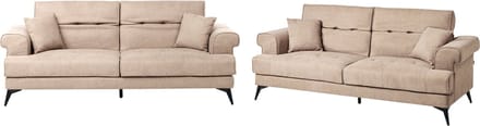 SKIVE - Banken set - Lichtbruin - Polyester