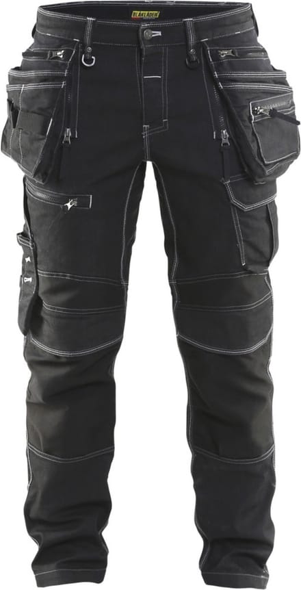 Blaklader Werkbroek denim stretch X1900 1990-1141 - Zwart - D84