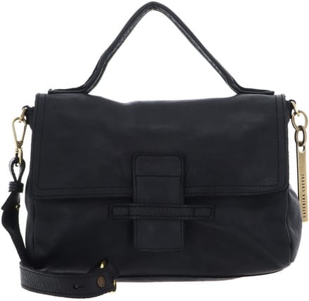 CATERINA LUCCHI Leren schoudertas Parma Maria Shoulder Bag Nero zwart