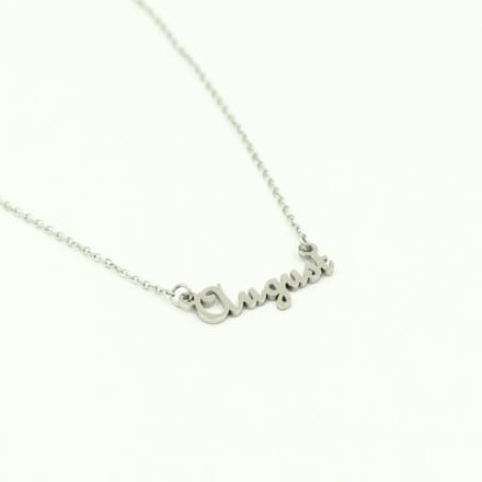 Ketting-maand augustus zilver