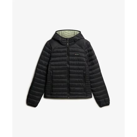 Superdry - Gewatteerd Fuji Lite jack met capuchon - Dames - Gewatteerde jassen