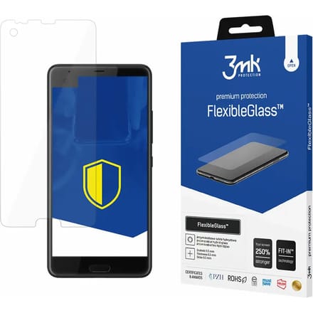 3MK HTC U Ultra Serie - Hybride Glasfolie - 0.2 mm Dikte - Samoregenererend - Flexibele Bescherming