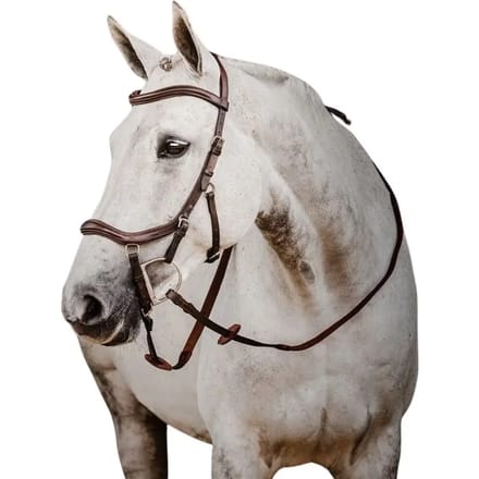 Hoofdstellen met rubberen teugels Horseware Micklem 2 Deluxe