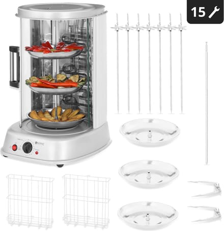 Royal Catering Verticale grill - 4-in-1 - 1.800 W - 31 L 10010882