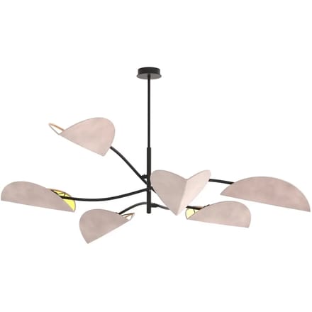 Plafondlamp met 6 gloeilampen Emibig Lighting Lotus