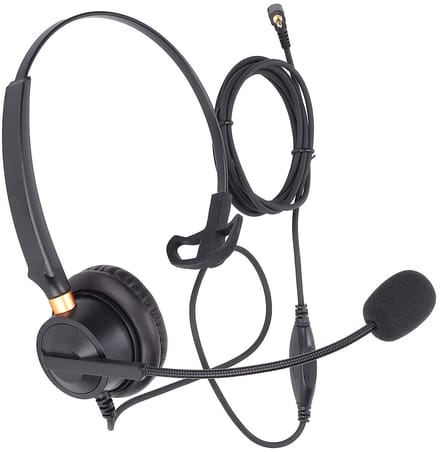 Allecto - Kabelgebonden Headset - Ruisonderdrukkende Microfoon