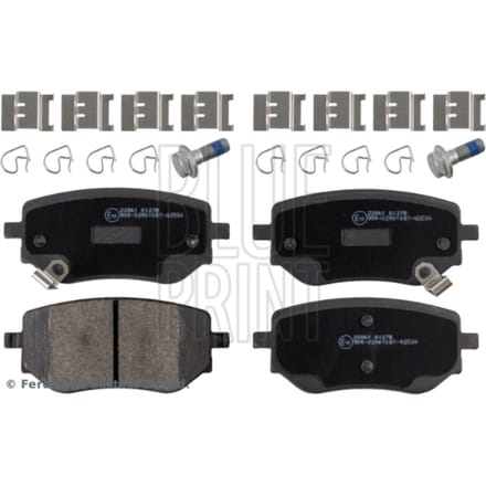 Remblokkenset, schijfrem BLUE PRINT ADU174242