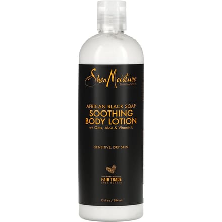 SheaMoisture, African Black Soap, Soothing Body Lotion, 369g (13oz) white
