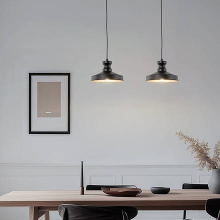 Opviq Hanglamp Berceste, zwart, metaal, Ø 22 cm, E27