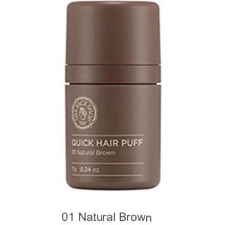 THE FACE SHOP - Quick Hair Puff 01 Natural Brown brown