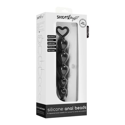'Silicone Anal Beads', 17,5 cm