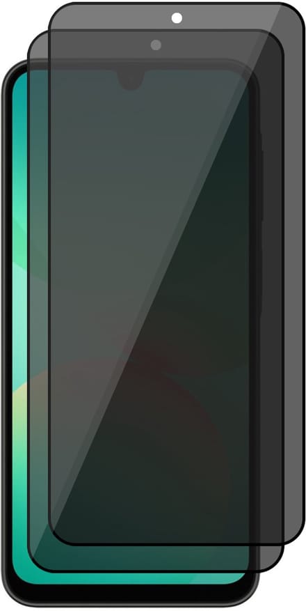 Privacy Screenprotector geschikt voor Samsung Galaxy A17 5G / A26 / A16 - 2x Volledig Dekkend Glas Screen Protector