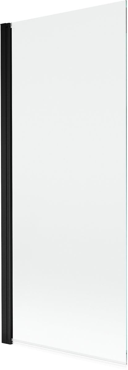 Mexen Mist douchewand 1-deurs 80 x 150 , transparant, zwart - 8A9-080-001-70-00