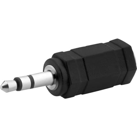 Rimba Electro Sex - Adaptor plug female to male - 2.5 mm jack female naar 3.5 mm jack male