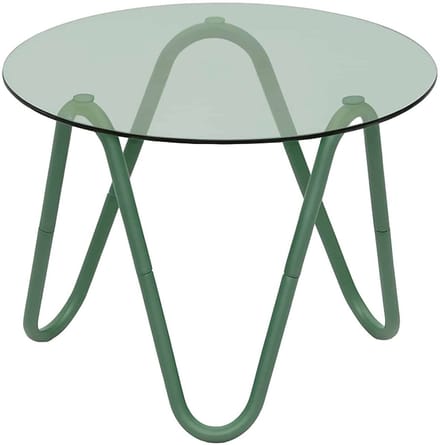 Leitmotiv Bijzettafel Ventana Round - Jungle groen - Ø50cm - Modern