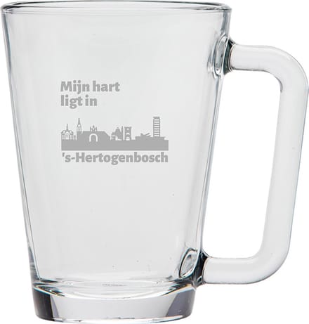 Gegraveerde theeglas 26cl Den Bosch