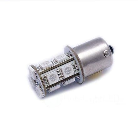 BA15S 13 LED Auto Achterlicht / Knipperlicht ORANJE (P21W 1156)