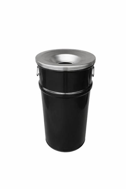 Prullenbak BinBin Black 80 L vlamwerend.