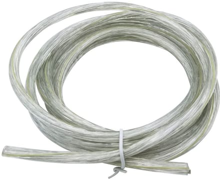 Elektrische Draad - Voedingskabel - Vaste Bedrading - Dubbele PVC Isolatie - 5 Meter - Transparant
