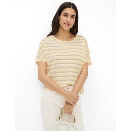 Brax Dames Shirt  Style CAELEN S limoncello, lichtgeel, maat 48