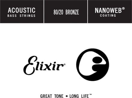 Elixir 15745 Single String Acoustic Bass 045 - Enkele basgitaarsnaar