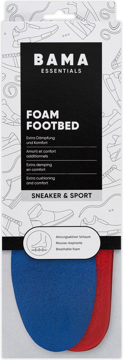 Bama Sneaker Soft Comfort Foam Inlegzool Voor Sneakers En Vrijetijdsschoenen