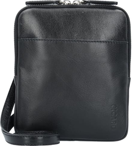 PICARD Leren schoudertas Buddy Crossbody Bag Black zwart