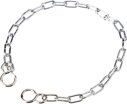 Wastafelketting met S-haak 300 mm Verchroomd en Wit