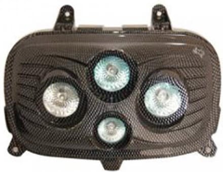 front optiek één voor scooter yamaha 50 bws 2004 tot 2012 nieuw