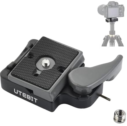 Camera Snelkoppelingsplaat 323 Quick Release Plate voor Statief met 1/4"-3/8" Schroef