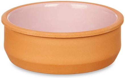 La Dehesa Tapas/creme brulee serveer schaaltjes - set van 6x - terracotta - roze - 12 x 4 cm