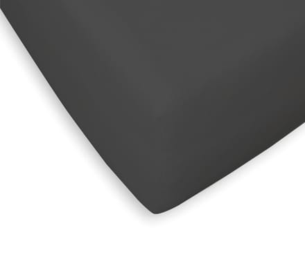 Jersey hoeslaken Zwart 160x200 cm