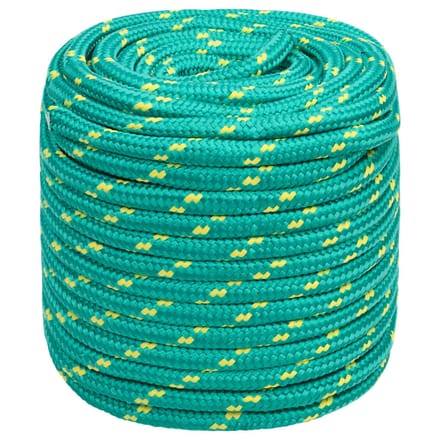 vidaXL - Boottouw - 18 - mm - 50 - m - polypropyleen - groen