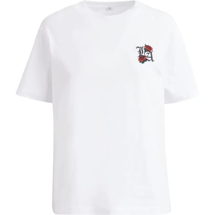 Mister Tee - Los Angeles Roses EMB Dames Tshirt - S - Wit