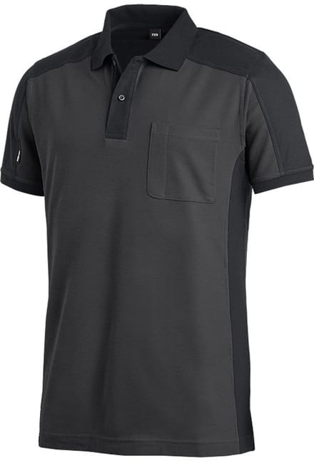 FHB KONRAD Poloshirt 91490 - Antraciet-Zwart - M