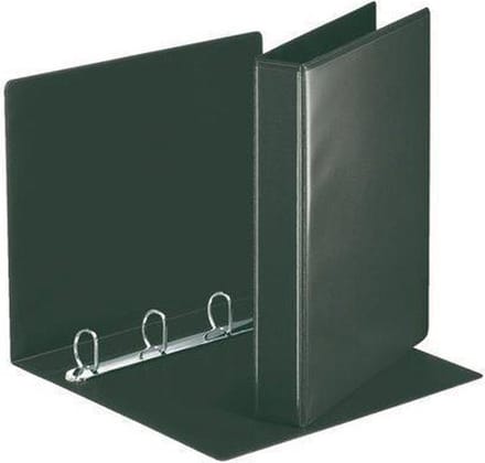 Presentatieringband Esselte A4 -  4 D-ringen 25mm - Zwart - rug 44mm