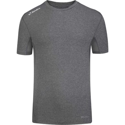 Sondico Effen basislaagshirt voor heren (Grijs Marl Marl)