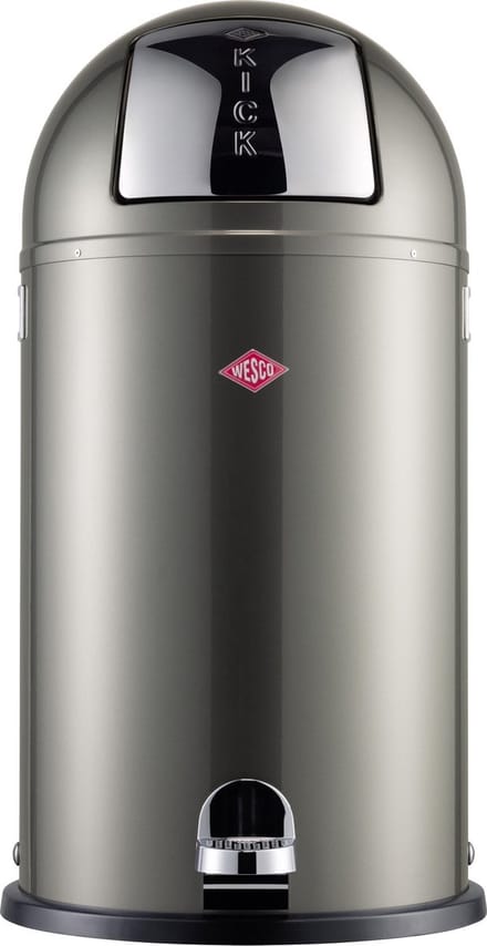 Wesco Kickboy Prullenbak - 40 l - Grafiet