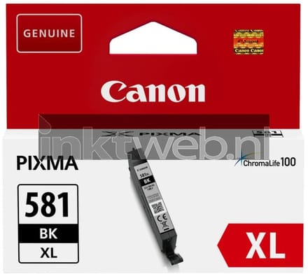 Canon Inktcartridge CLI-581XL BK Zwart Hoge capaciteit