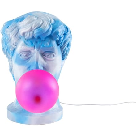 Seletti Wonder Times Wonder Tafellamp Wit/ Blauw/ Roze