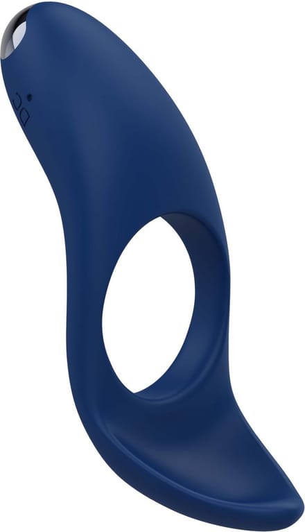 Vibrerende cockring - Donkerblauw