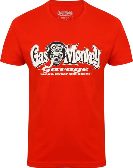 Gas Monkey Garage T-shirt OG-logo rood