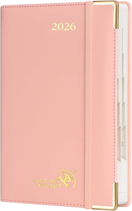Agenda 2026 A5 - Planner Dagindeling - Tijd Beheer - 1 Dag Per Pagina - 21.5 x 14.5 cm