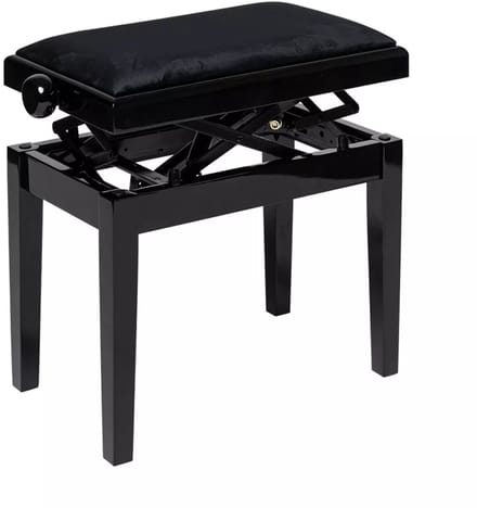 Stagg PBH 390 BKP VBK - Pianobank - Hydraulisch Verstelbaar - Zwart - Comfortabel