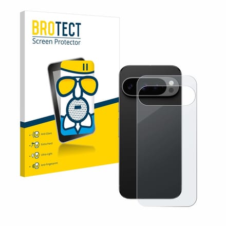BROTECT - Screenprotector voor Google Pixel 9 Pro (Achterkant) - Folie Beschermfolie Beschermglas matte