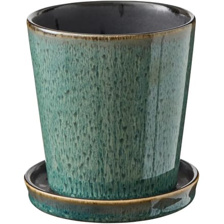 Bloempot met schotel Bitz