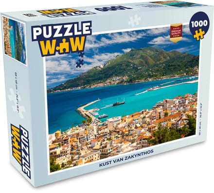 Puzzel Kust van Zakynthos - Legpuzzel - Puzzel 1000 stukjes volwassenen
