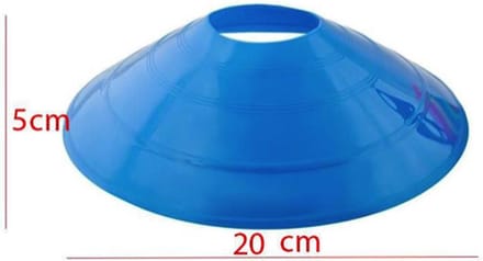 Sportec - trainingshoedjes - blauw - 10 stuks